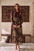 Amagyaa brown kaftan