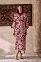 Amagyaa noor pink kaftan