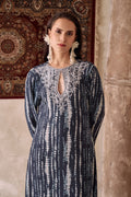 Amagyaa noor navy blue kaftan