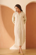 Amagyaa green stripe shirt dress
