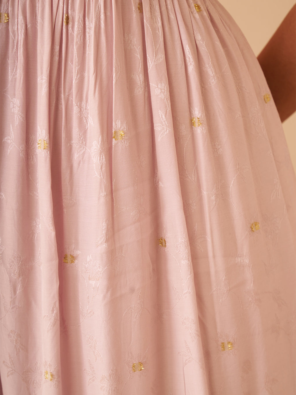 Amagyaa baby pink maxi dress
