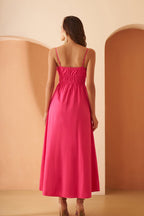 Amagyaa pink maxi dress