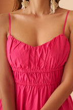Amagyaa pink maxi dress