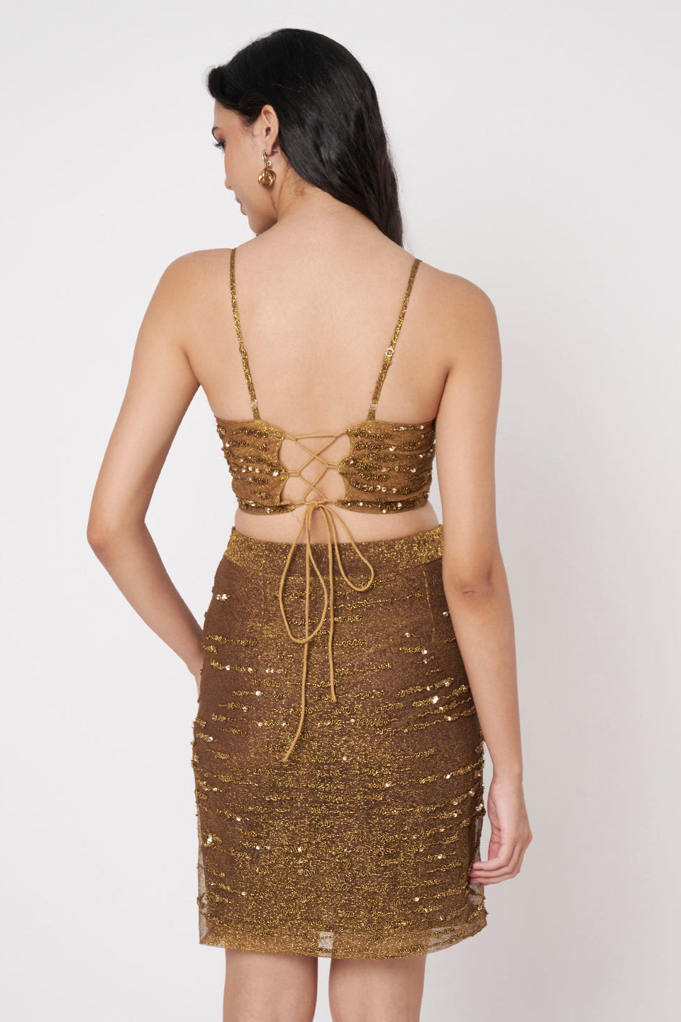 Amagyaa gold co-ords set