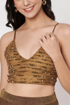 Amagyaa gold co-ords set