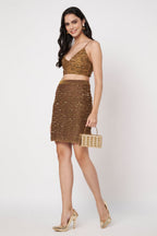Amagyaa gold co-ords set