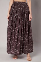 Amagyaa brown polka dot co-ords set