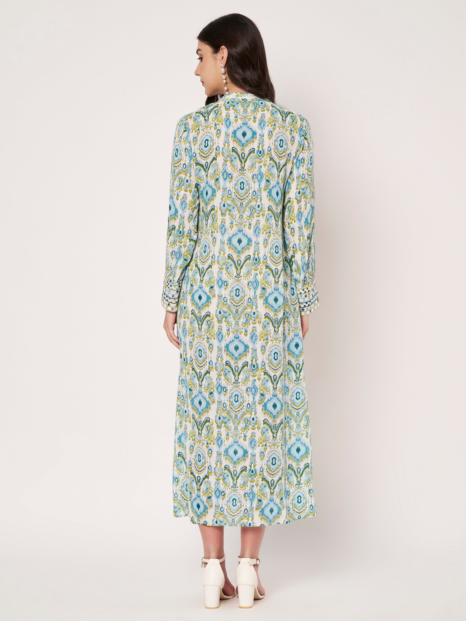 The Noor Blue Kaftan collection