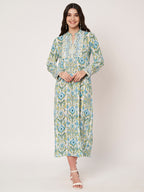 The Noor Blue Kaftan collection