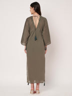 The Noor Olive Kaftan collection