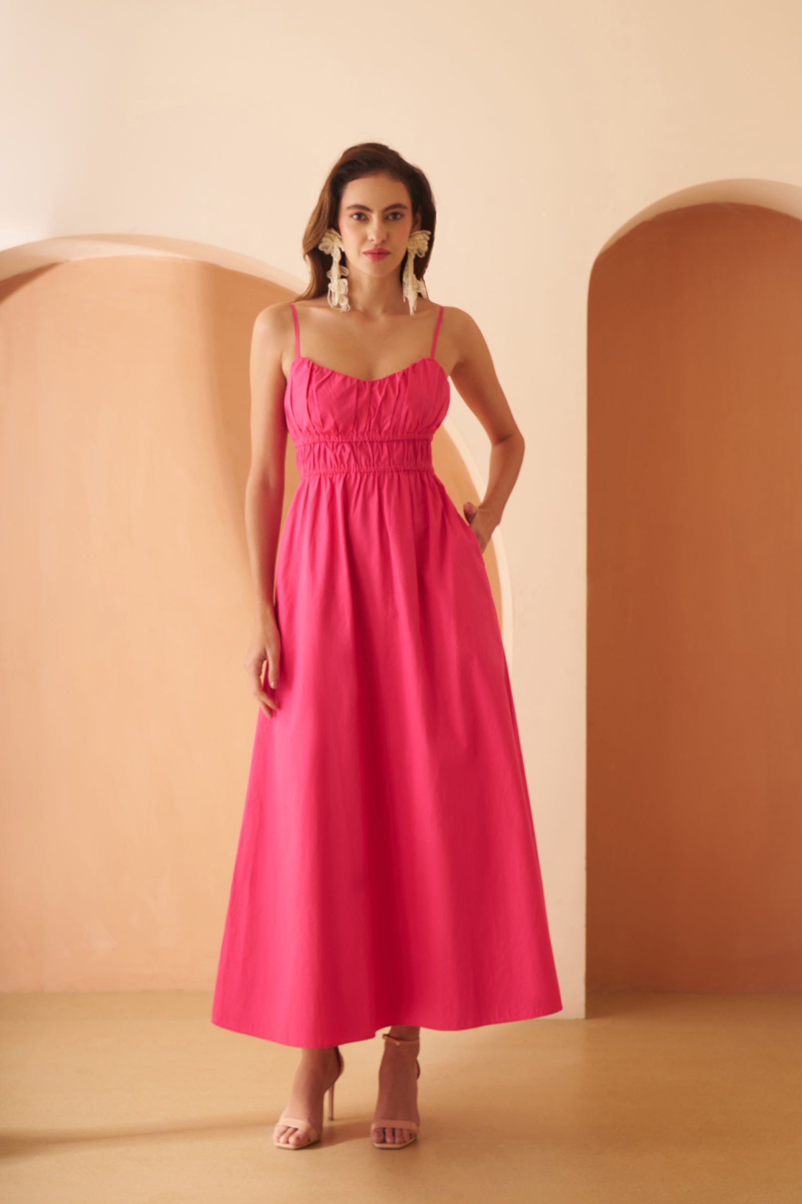 The Amagyaa Cotton Midi Dress