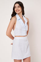 Blue Stripe Co-ord Set