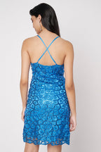 Sequine V-Neck Dress