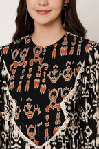 Amagyaa noor black kaftan