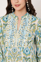 Amagyaa noor blue kaftan