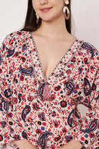 Amagyaa noor pink kaftan