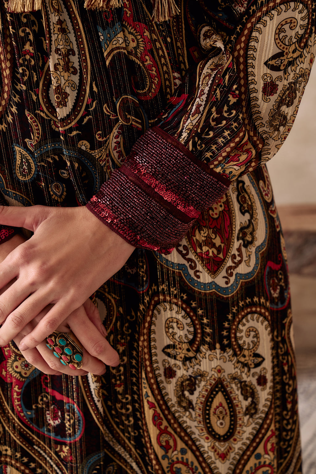 Noor Black Kaftan Collection