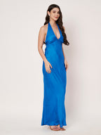 Amagyaa blue maxi dress