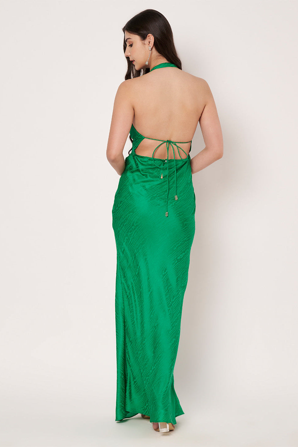 Amagyaa green maxi dress