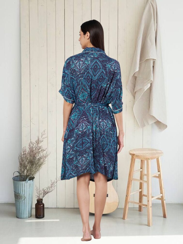 Amagyaa Women’s Premium Printed Bathrobe