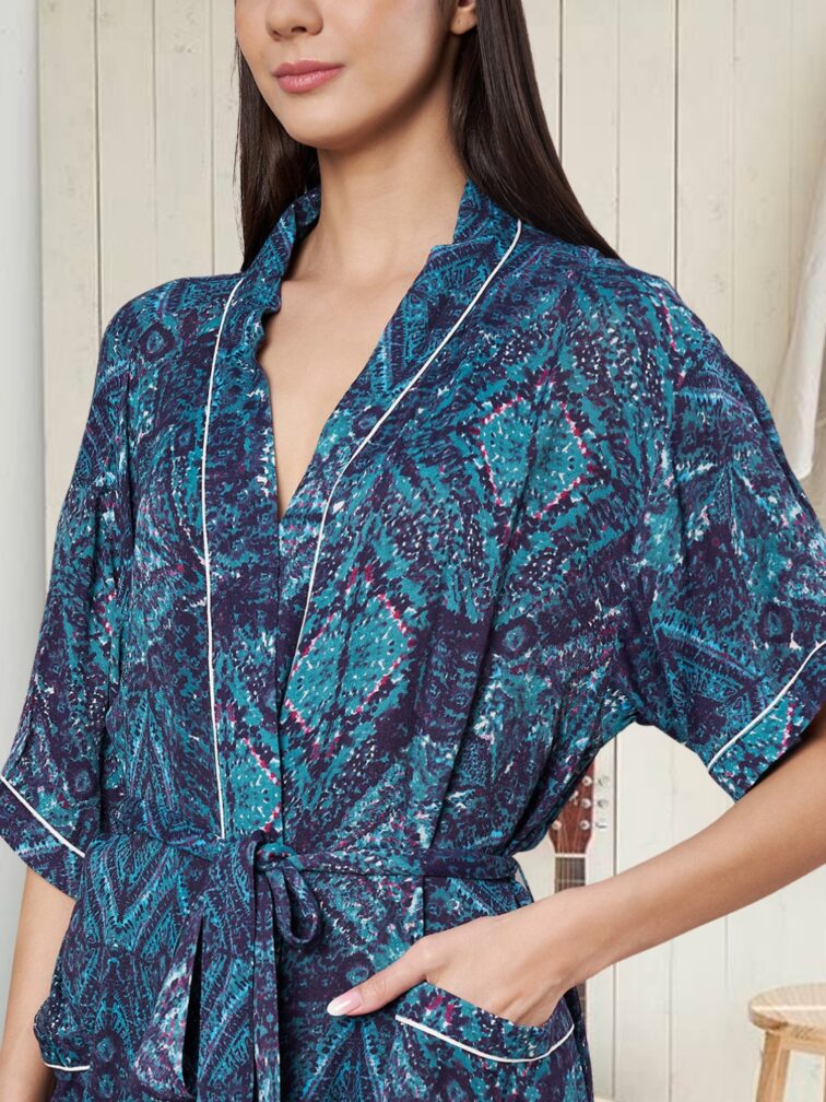 Amagyaa Women’s Premium Printed Bathrobe