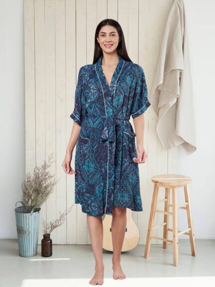 Amagyaa Women’s Premium Printed Bathrobe