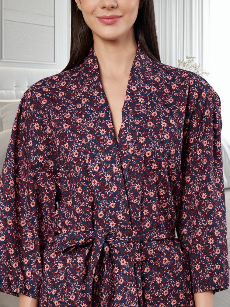 Amagyaa Women’s Premium Printed Bathrobe